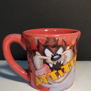 Tasmanian Devil Coffee Mug ATTITUDE 99% 3D Houston Harvest TM Warner Bros